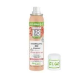 SO’BiO étic Sanftes Trockenshampoo-Spray für empfindliche Kopfhaut BIO (100 ml) – Volumen und sauberes Haar ohne Waschen