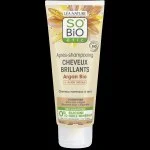 SO’BiO étic Conditioner mit Arganöl für Glanz – für normales bis trockenes Haar, BIO (200 ml) – hinterlässt das Haar glänzend und geschmeidig