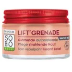 SO’BiO étic Nachtcreme gegen Falten mit aufhellender Wirkung Lift'Grenade BIO (50 ml) – mit Granatapfel