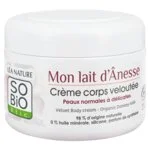 SO’BiO étic Nährende Körpercreme mit BIO-Eselsmilch (200 ml) – auch für empfindliche Haut