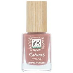 SO’BiO étic Nagellack – 45 Rosa Pfingstrose (11 ml) – mit strahlender und intensiver Farbe