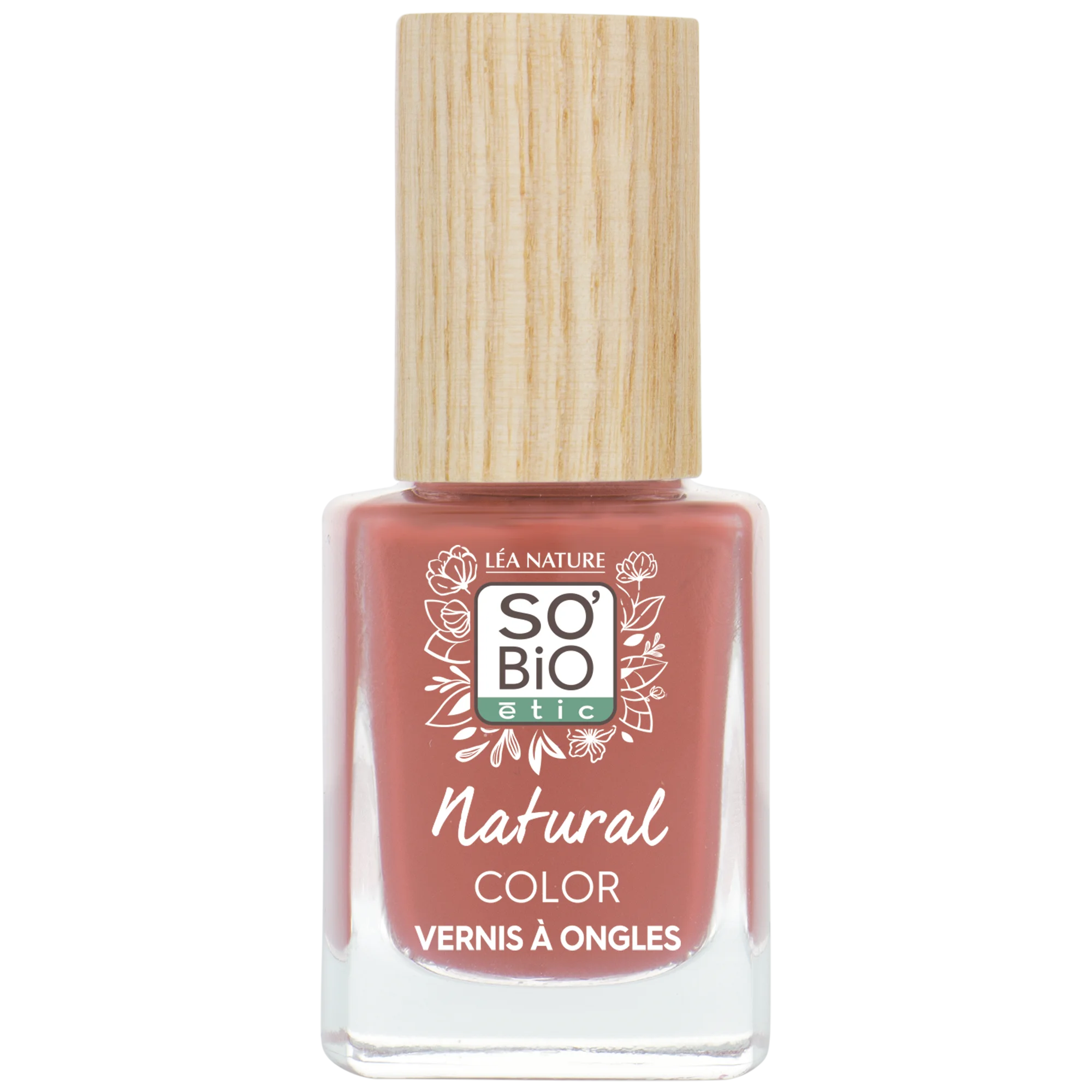SO’BiO étic Nagellack - 65 Nude-Rosa (11 ml) - mit leuchtender und intensiver Farbe