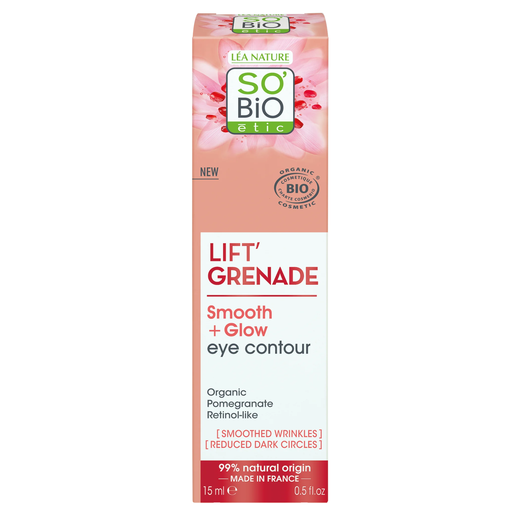 SO’BiO étic Augenpflege Lift'Grenade BIO (15 ml) - mit Granatapfel