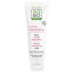 SO’BiO étic Nährende reparierende Pflege mit Aloe vera für empfindliche Haut BIO (50 ml) – spendet der Haut Feuchtigkeit und nährt sie