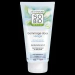 SO’BiO étic Sanftes Peeling für häufige Anwendung Aloe Vera, feuchtigkeitsspendend, BIO (150 ml) - mit Hyaluronsäure