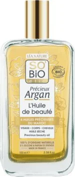 SO’BiO étic Précieux Argan Pflegeöl für Körper, Gesicht und Haare BIO (100 ml) – Elixier der Jugend und Schönheit