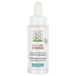 SO’BiO étic Stärkendes Feuchtigkeitsserum mit BIO-Eselsmilch (30 ml) – mit Hyaluronsäure