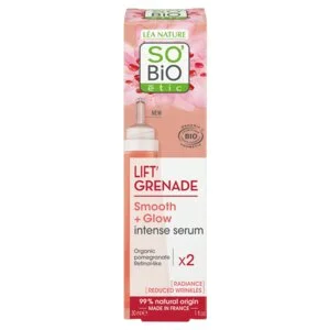 SO’BiO étic Aufhellndes Anti-Falten-Serum Lift'Grenade BIO (30 ml) – mit Granatapfel
