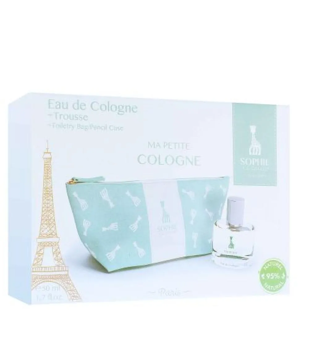 Ma Petite Cologne Geschenkset für Kinder Eau de Cologne 50 ml + Kosmetiktasche 50 ml + kosmetická taštička
