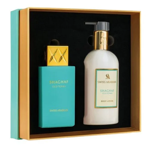 Shaghaf Oud Tonka U Eau de Parfum 75 ml + Körperlotion 300 ml
