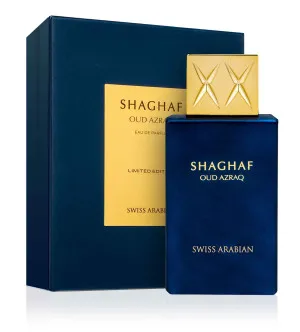 Swiss Arabian Shaghaf Oud Azraq Parfümiertes Wasser Unisex 75 ml