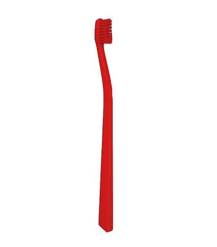 Profi Colours Zahnbürste Soft-Medium Red & Red