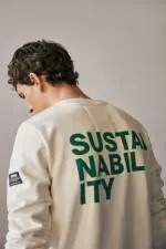 Ecoalf Taberalf Sweatshirt Man Off White