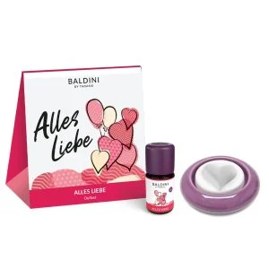 Taoasis Baldini Aroma-Set All the Love BIO (5 ml) – harmonisierender Duft mit Steindiffusor