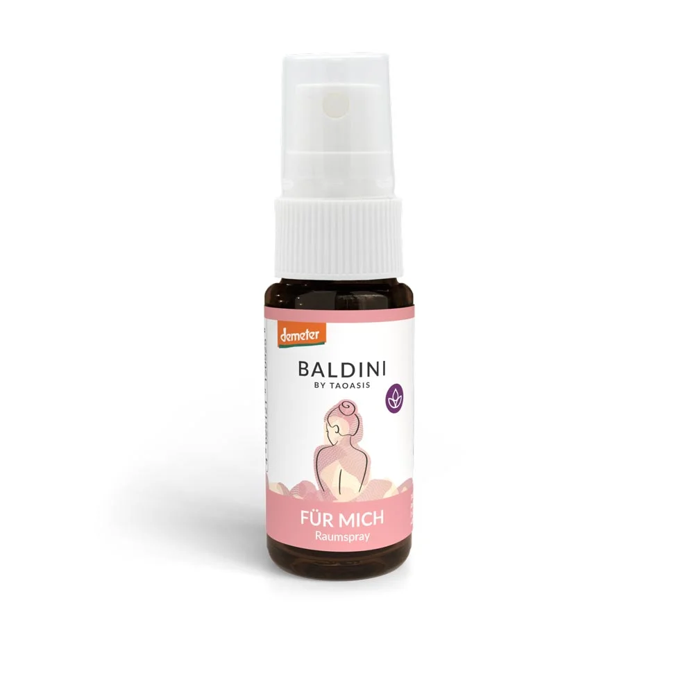 Taoasis Baldini Raumspray For Me BIO 50 ml – entspannend, harmonisierend und stärkend