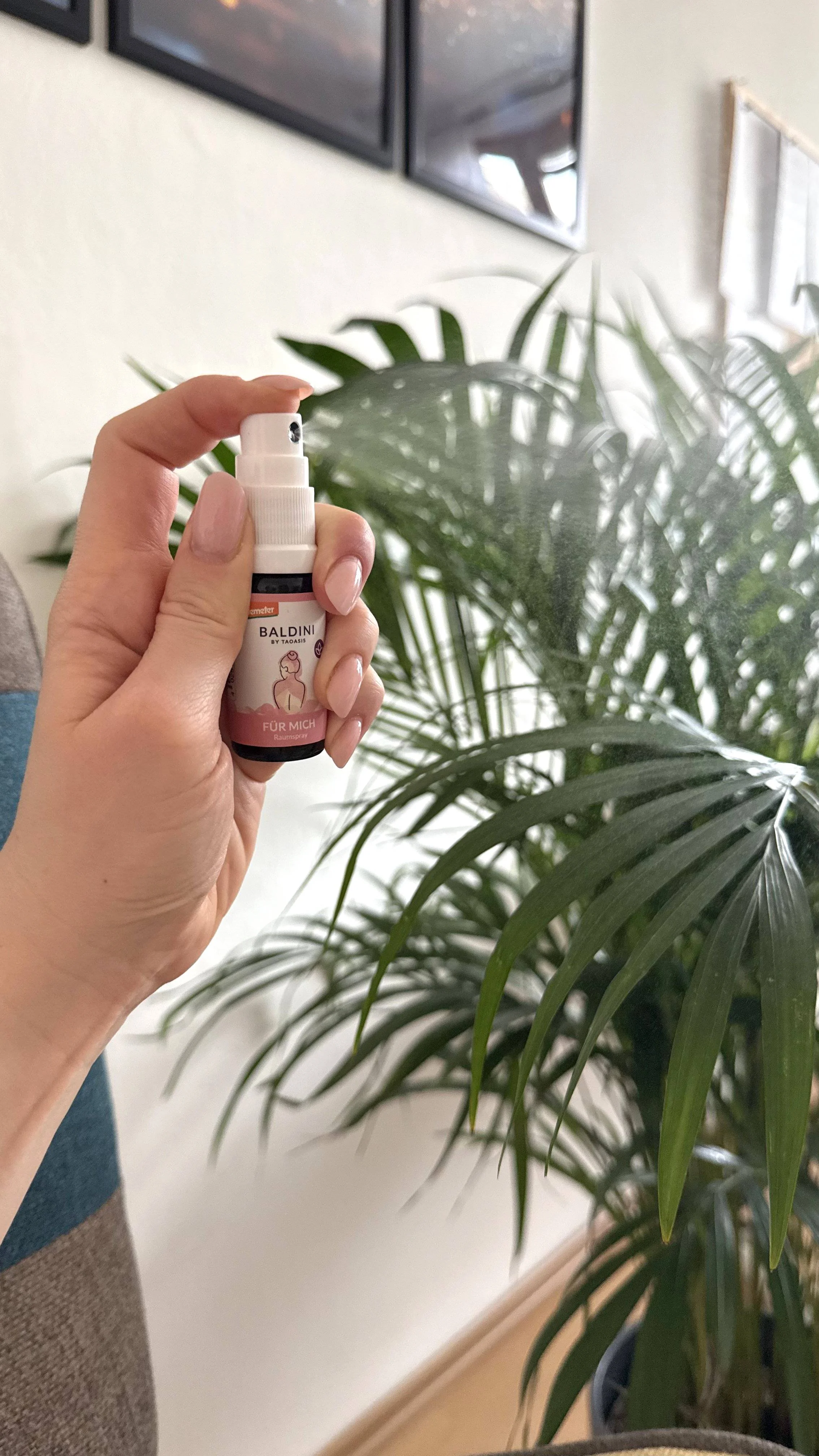 Taoasis Baldini Raumspray For Me BIO 50 ml – entspannend, harmonisierend und stärkend