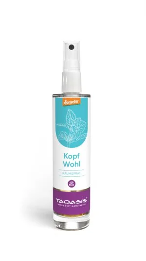 Taoasis Raumerfrischer Head Well BIO (50 ml) – erfrischt, harmonisiert und verbessert die Konzentration