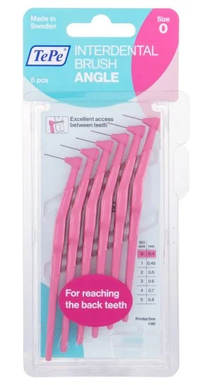 TePe Angle Interdentalbürsten 0,4 mm 6 St.