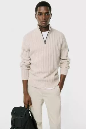 Ecoalf Teri Knit Man Beige Melange