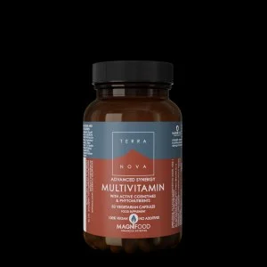 Terranova Health Advanced Synergy Multivitamin (50 Kapseln) - unterstützt Energie, Vitalität und das allgemeine Wohlbefinden