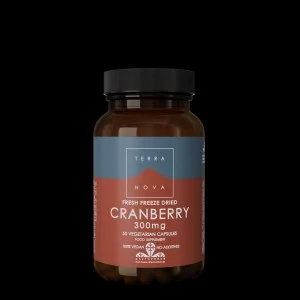 Terranova Health Gefriergetrocknete Cranberries 300 mg BIO (50 Kapseln) - mit Antioxidantien