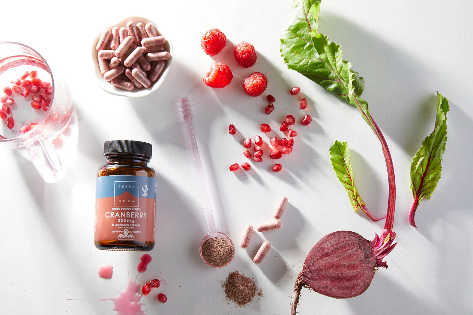 Terranova Health Gefriergetrocknete Cranberries 300 mg BIO (50 Kapseln) - mit Antioxidantien