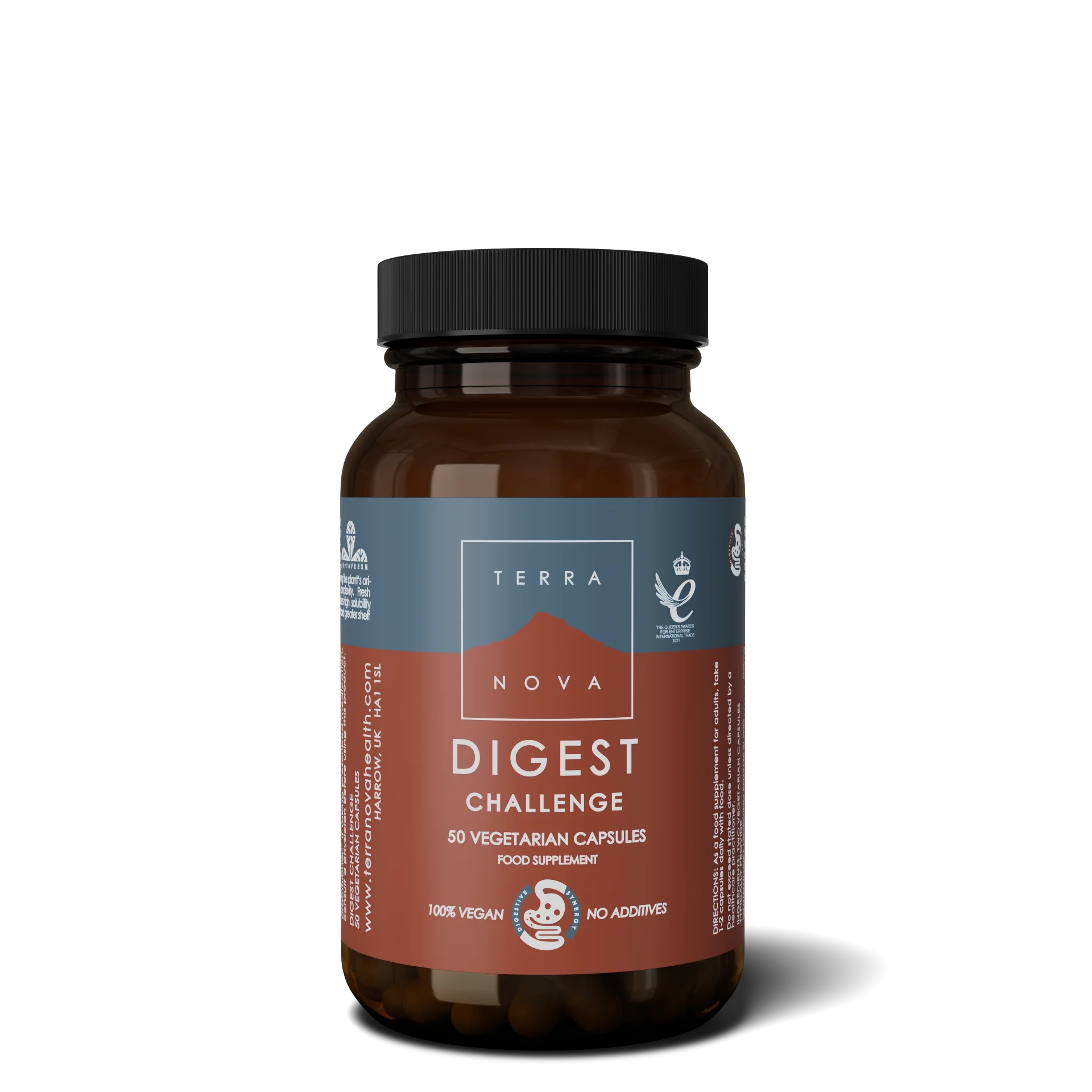 Terranova Health Digest Challenge (50 Kapseln) - angereichert mit Ingwer und Kardamom