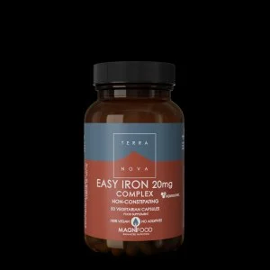 Terranova Health Easy Iron 20 mg Komplex (50 Kapseln) - gut resorbierbar