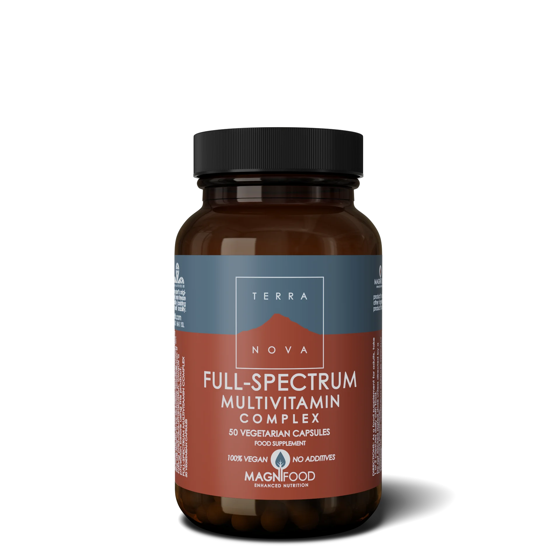 Terranova Health Vollspektrum-Multivitamin-Komplex (50 Kapseln) - Unterstützung der täglichen Vitalität