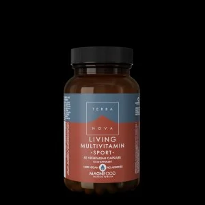Terranova Health Living Multivitamin Sport (50 Kapseln) - unterstützt den Körper bei Belastung und Regeneration