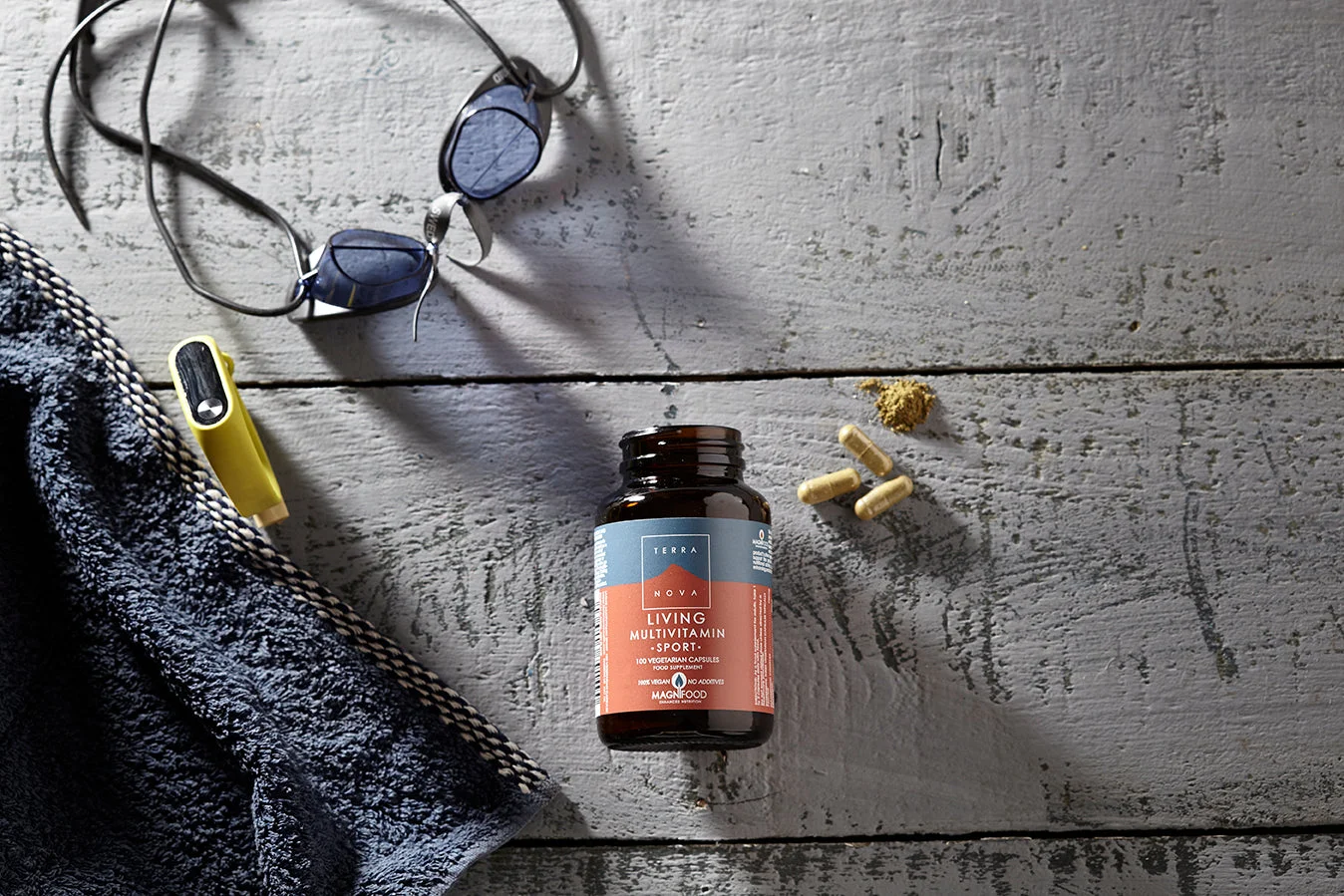 Terranova Health Living Multivitamin Sport (50 Kapseln) - unterstützt den Körper bei Belastung und Regeneration