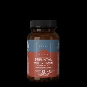 Terranova Health Pränatal-Multivitamin-Komplex (50 Kapseln) - mit der aktiven Form der Folsäure