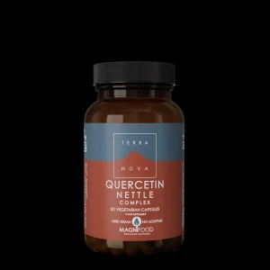 Terranova Health Quercetin Nettle Complex mit Brennnessel (50 Kapseln) - in der Pollensaison und bei geschwächtem Immunsystem