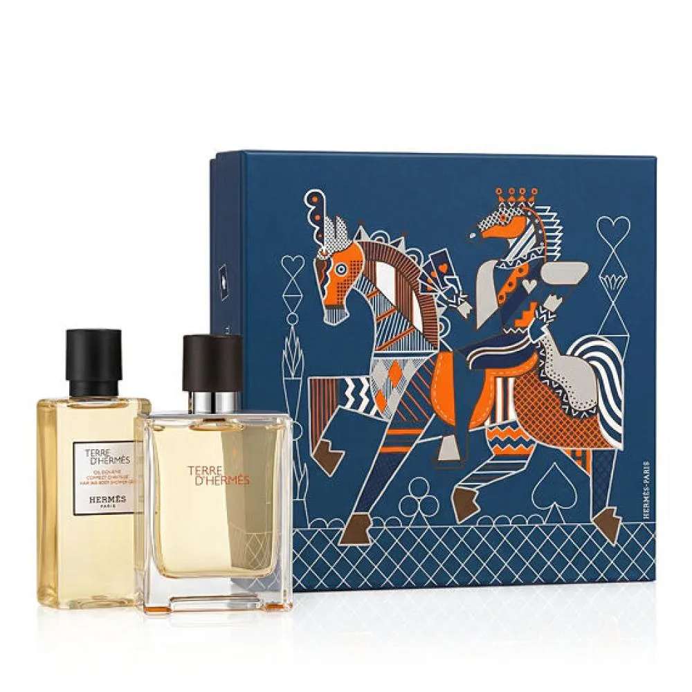 Terre D'Hermès 50 ml + SG Eau de Toilette für Herren 40 ml