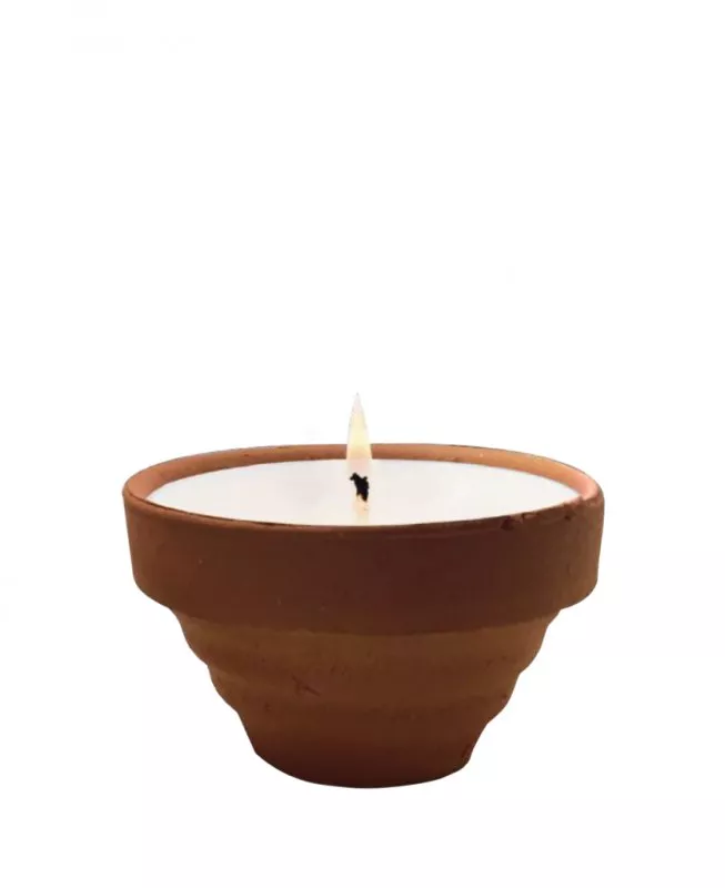 The Greatest Candle in the World Duftkerze Terracotta (75 g) - Zitronengras