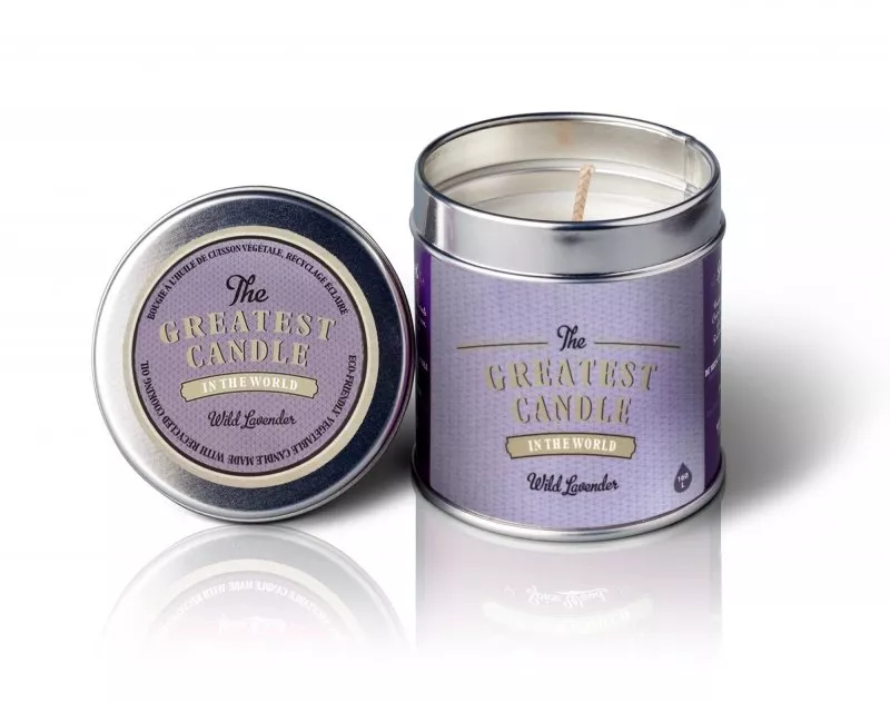 The Greatest Candle in the World Duftkerze in einer Dose (200 g) - Wilder Lavendel