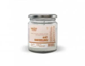 The Greatest Candle in the World The Greatest Candle Zero-Waste Kerze im Glas (120 g) - Darjeeling Blume - hält etwa 30 Stunden