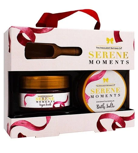 Serene Moments Geschenkset Körperpeeling 135 g + Badesalz 105 g