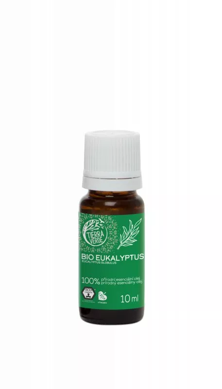 Tierra Verde Ätherisches Eukalyptusöl BIO (10 ml) - lindert Erkältungen