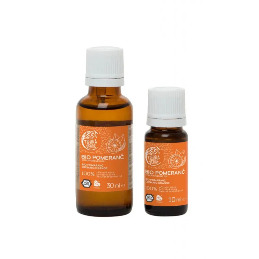 Tierra Verde Ätherisches Orangenöl BIO (10 ml) - Stimmungsaufheller