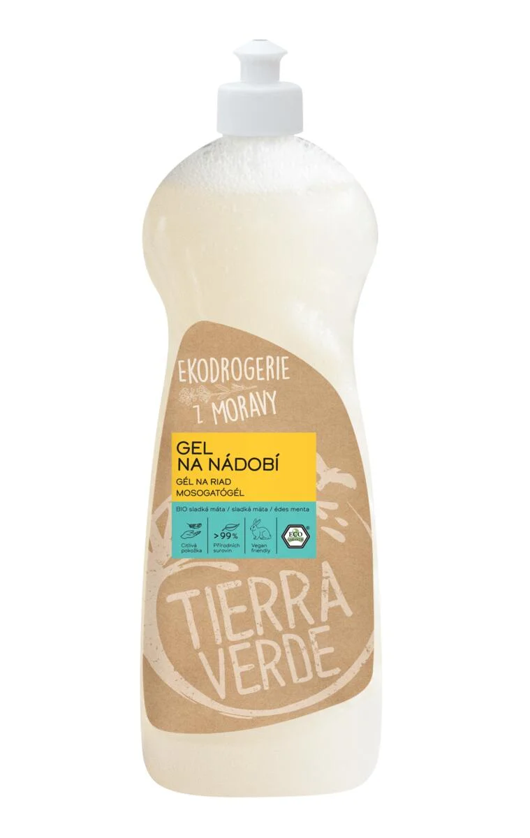 Tierra Verde Geschirrspülgel – BIO Süße Minze 100 ml