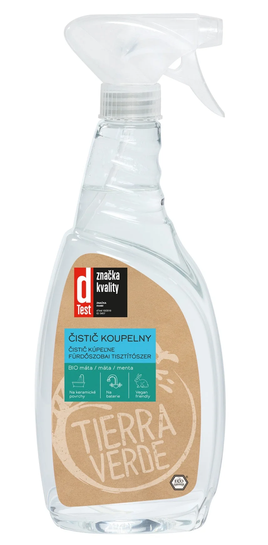 Tierra Verde Badreiniger mit BIO-Minze 110 ml – mit biologisch abbaubaren Tensiden