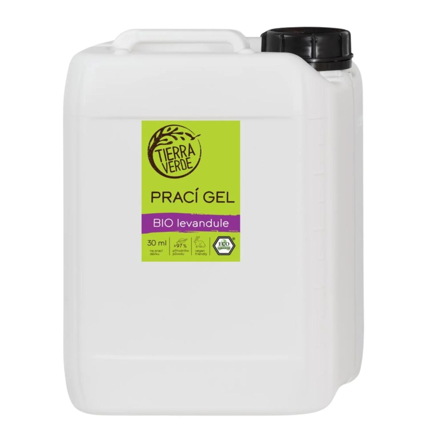 Tierra Verde Waschgel mit BIO-Lavendelduft 1 l – neue, verbesserte Rezeptur