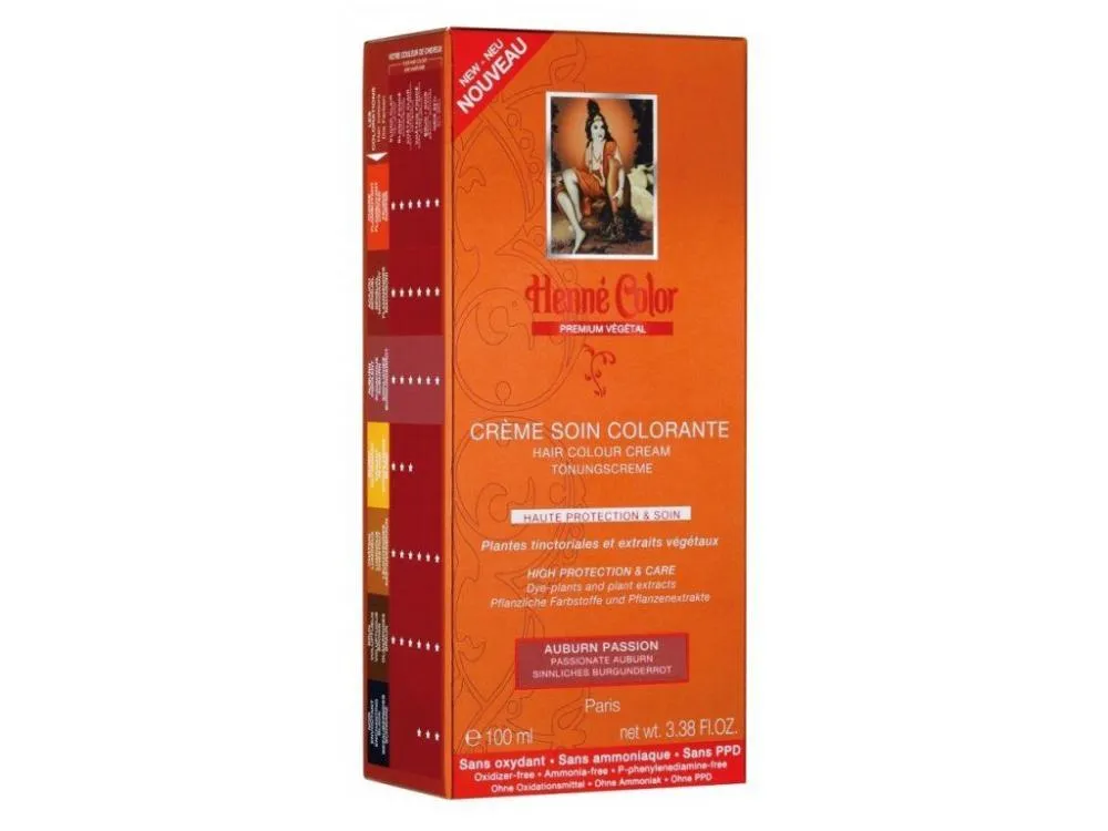 Henné Color Getönte Haarspülung mit hohem Schutz und Pflege Premium 100ml Bordeaux