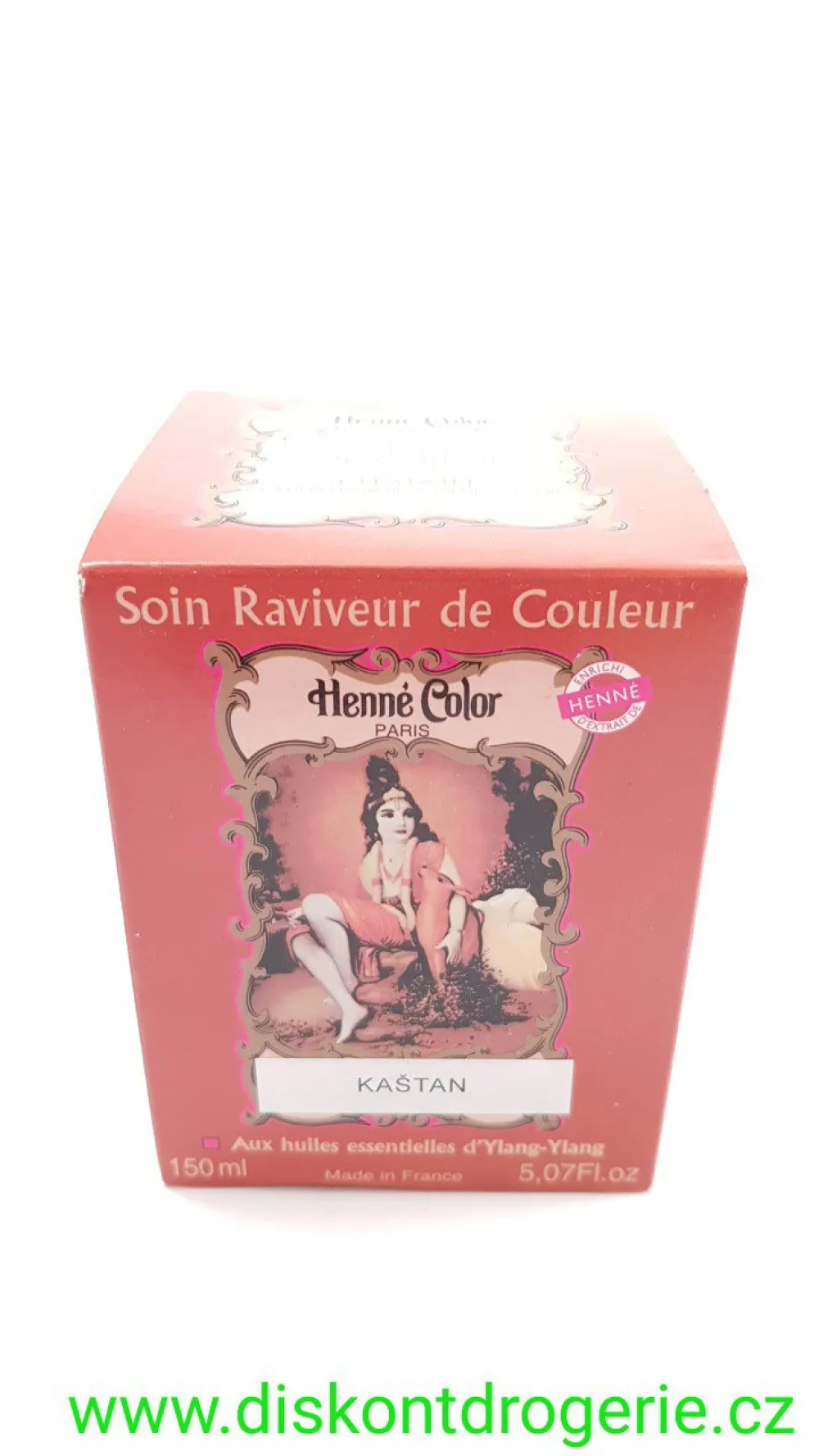 Henné Color Getönte nährende Haarmaske 150ml Kastanie
