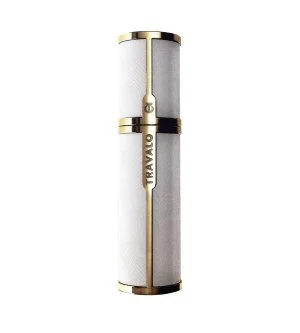 Travalo Milano nachfüllbarer Parfümzerstäuber 5 ml Weiß & Gold