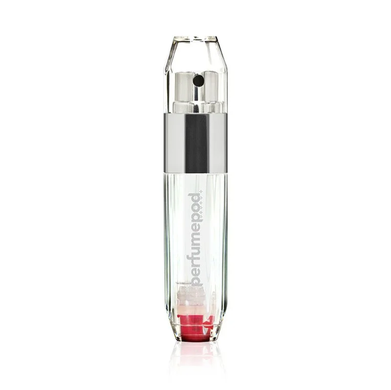 Perfume Pod Crystal nachfüllbarer Parfümzerstäuber Silber 5 ml