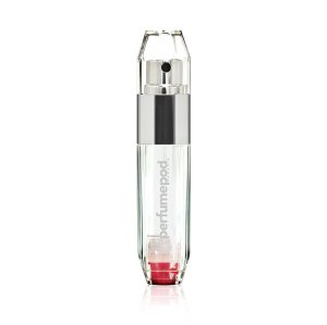 Perfume Pod Crystal nachfüllbarer Parfümzerstäuber Silber