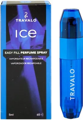 Perfume Pod Ice nachfüllbarer Parfümzerstäuber Blau 5 ml 5 ml Blau