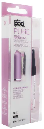 Perfume Pod Pure nachfüllbarer Parfümzerstäuber Pink 5 ml 5 ml Rosa